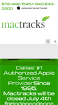 Mobile Screenshot of mactracks.com