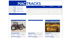 Desktop Screenshot of mactracks.co.uk