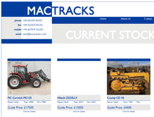 Tablet Screenshot of mactracks.co.uk